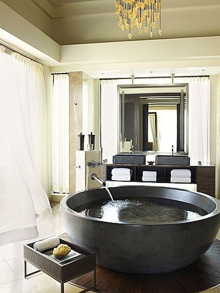 To want a swanky freestanding bath?