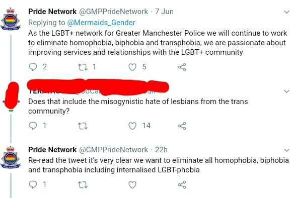 Mermaids endorsement of West Yorkshire Police