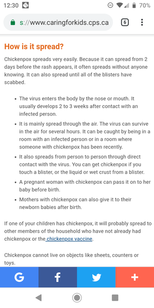 Chicken pox and nursery - AIBU / WWYD?