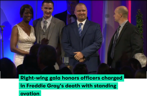 To think there's something seriously wrong with the police in America?