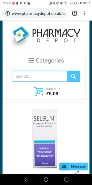Selsun unavailable everywhere I try, what else for Pityriasis versicolour?