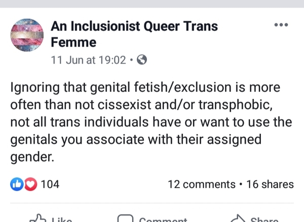 Why can’t transgender lesbians just date each other?