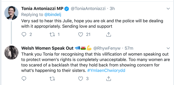 Julie Bindel physically attacked after meeting