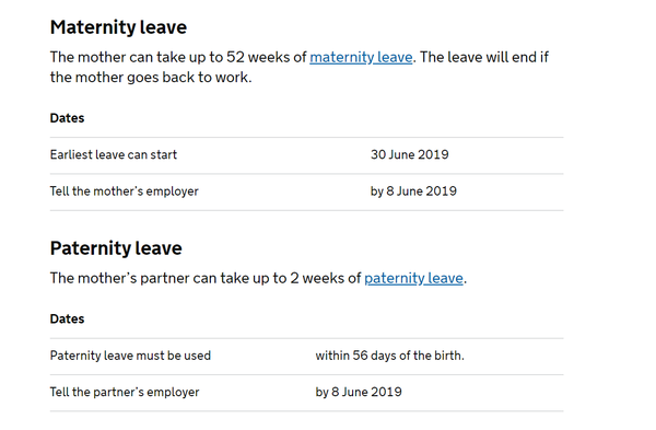 Help with Shared Parental Leave