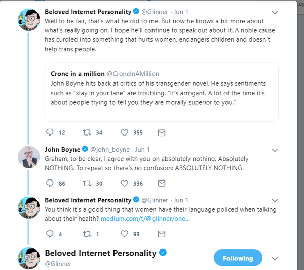 John Boyne's new book 'My brother's name is Jessica'.