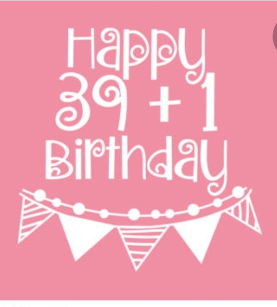To be upset that I received nothing for my 40th bday