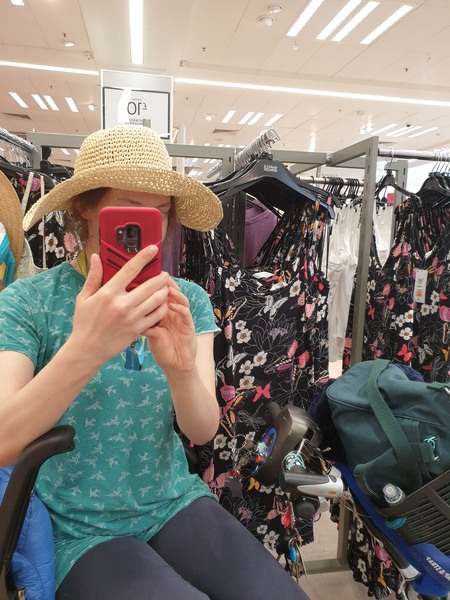 Sun hat with wedding dress??