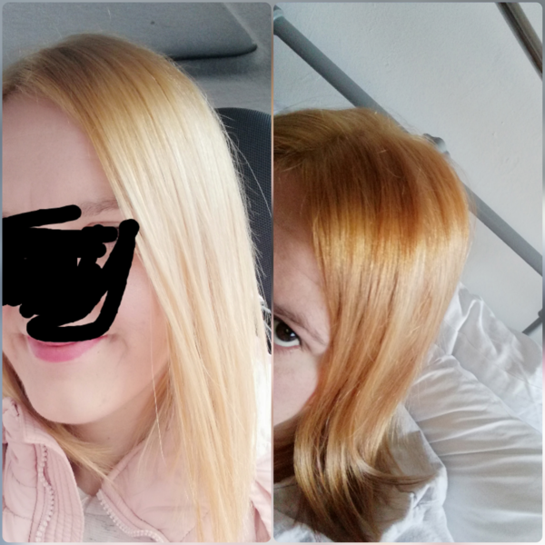 Bleached hair, posting for traffic