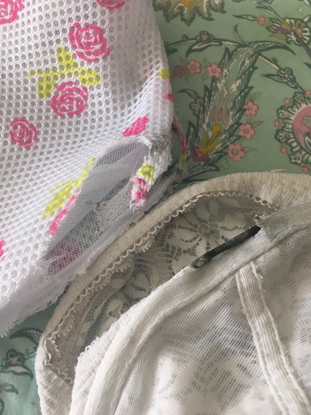 Washing machine keeps chewing up my bras!!