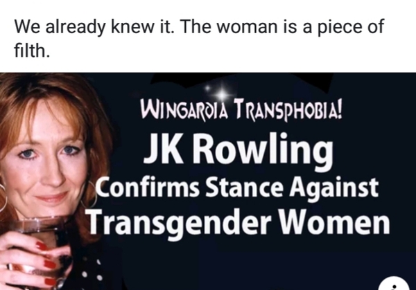 J K Rowling