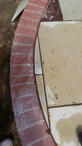 Raised patio