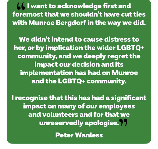 Munroe - Childline 's first LGBT+ campaigner.