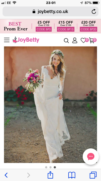 To be freaking the freak out!? (wedding dress related)