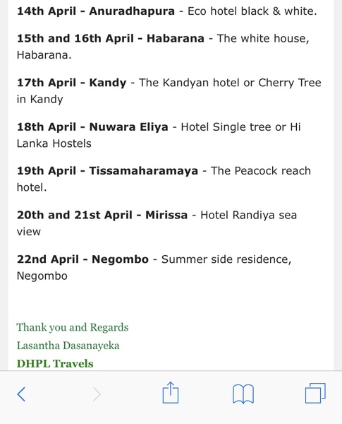 Anyone done Sri Lanka with just a driver/guide, booking accommodation direct?