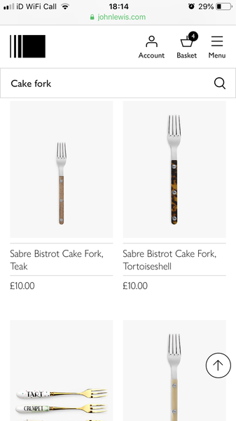 Whether to buy dessert forks!