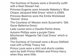 Royal style & gossip: who'll wear the most Colour at the Trooping?