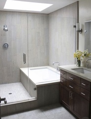 HELP with small bathroom, would like bath and shower