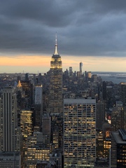 Best time of day to visit Top of the Rock NYC