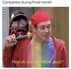 To wonder how Pride became such a commercial thing?