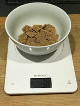 To think that 30g (or even 50g) cereal is not enough? (Lighthearted)