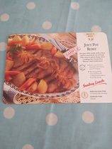 Old 80s or 90s recipe card pork chops chive cream sauce