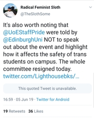 Edinburgh Uni under pressure for hosting discussion on women's sex based rights