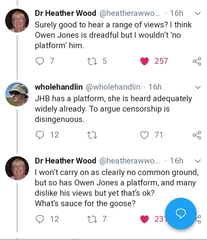 Women being deplatformed