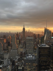Best time of day to visit Top of the Rock NYC