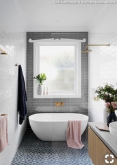 HELP with small bathroom, would like bath and shower