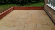 Raised patio