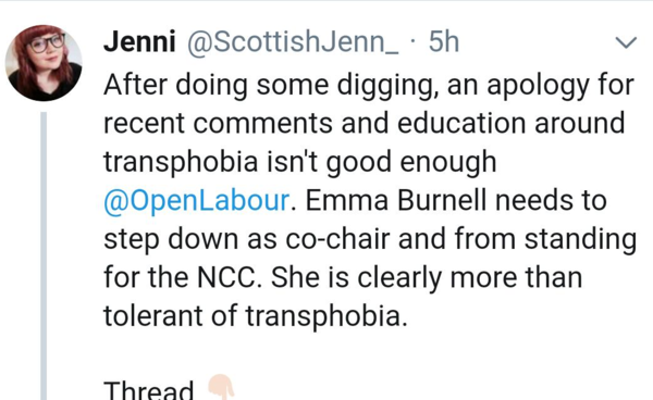 This is a good thread about female trans allies