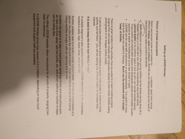 Auties transition to Year 1 - thread 3