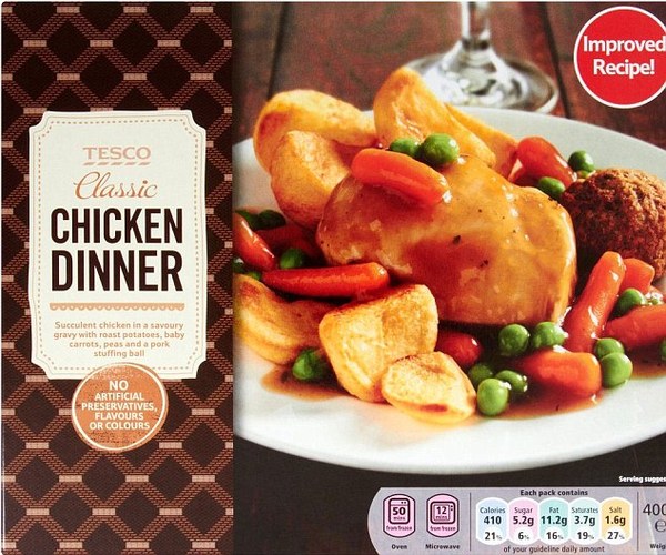 To have ordered a takeaway after promising to cook for guests?
