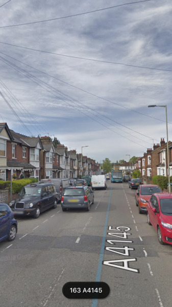 Neighbours parking on pavements and overgrown hedges (photo)
