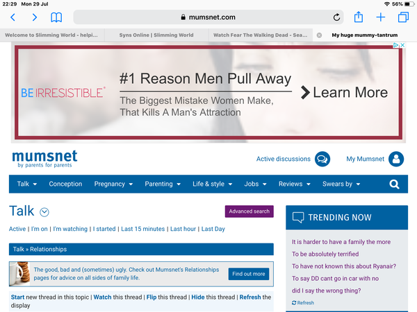 Well that’s not exactly woman friendly?