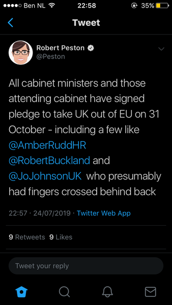 Westminstenders: Prime Minister Johnson