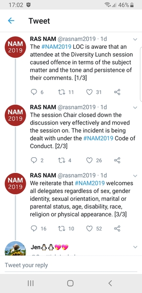 Royal Astronomical Society calls out TERFs