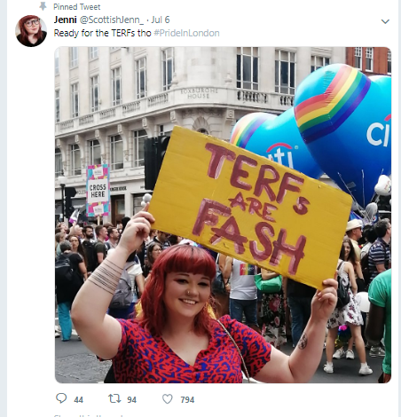 This is a good thread about female trans allies