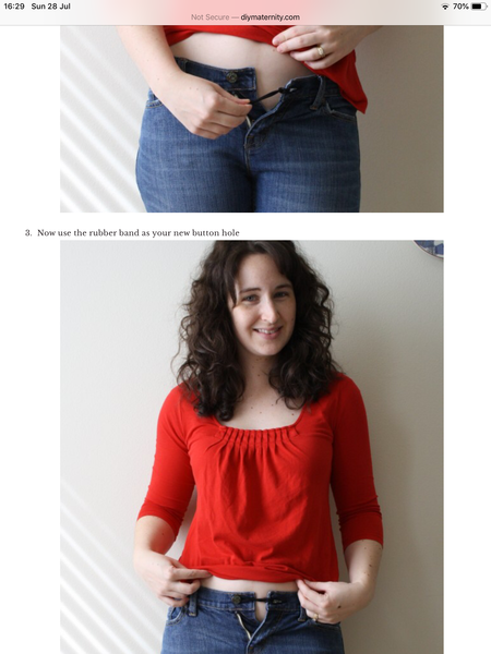Loosening trousers