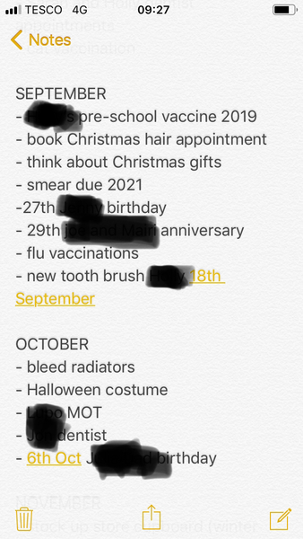 To ask if you weren't organised before but are now, what happened?