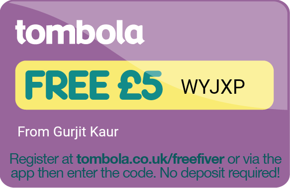 Tombola free £5 codes