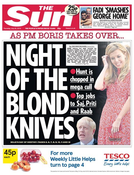 Westminstenders: Prime Minister Johnson