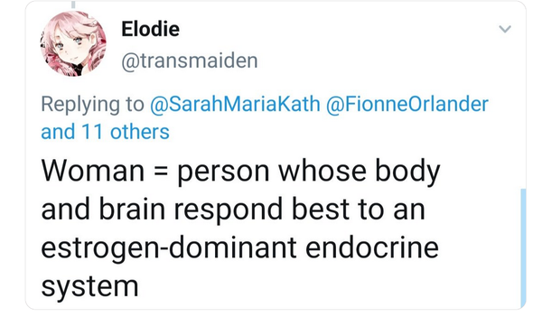 Definition of woman... oh wait