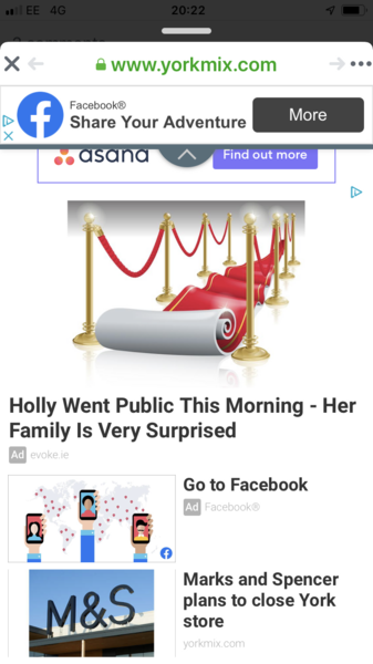 Holly went public this morning!