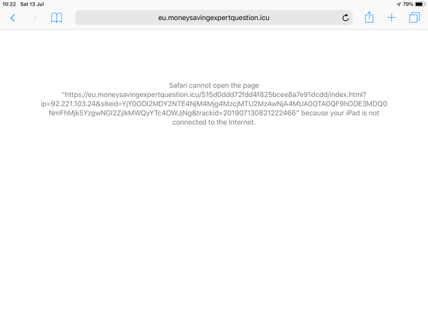 Pop up every few seconds