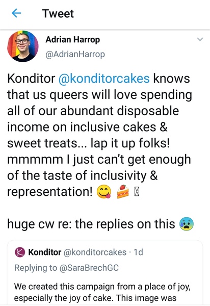 Konditor - joy through cake advert