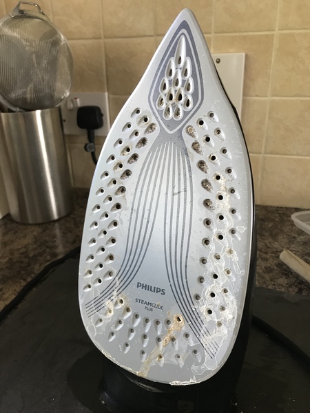 Can anyone help me clean my iron...?