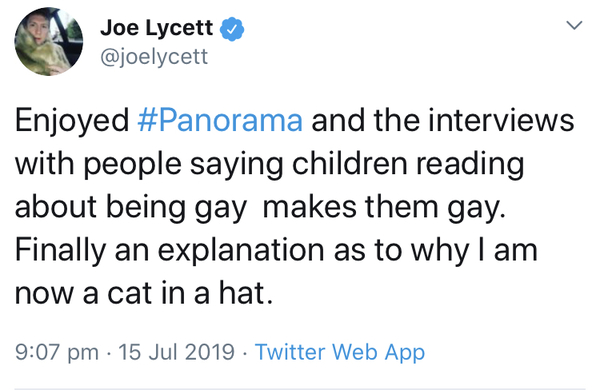 To think the gov have let LGBT children down and have encouraged bullying
