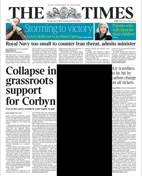 Westministenders: A New Approach? No chance.