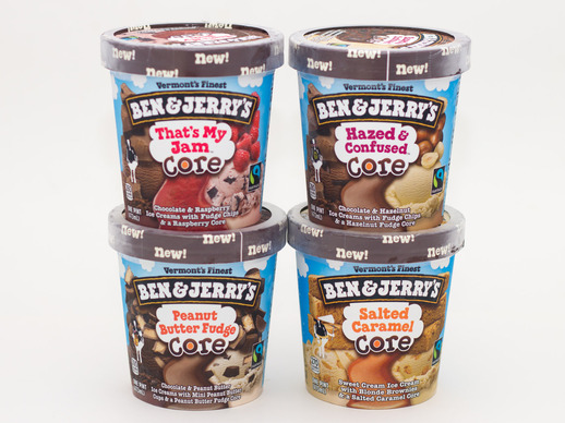 Does Ben & Jerry’s normally have a plastic peel off seal under the cardboard lid?